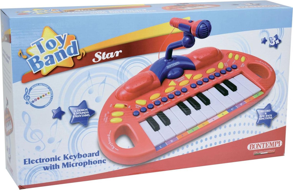 Bontempi Electrisch Toetsenbord met Microfoon