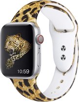 Sportbandje Leopard Small geschikt voor Apple Watch 38 en 40 mm