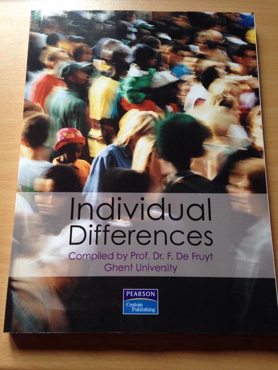 Individual Differences, custom edition