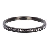 iXXXi Jewelry - Vulring - Zwart - Zirconia Black Blackstone - 2mm