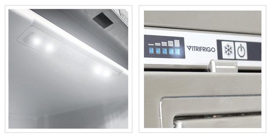 Vitrifrigo Sea Drawer DW70RFX 75 liter RVS Koellade — afbeelding 4