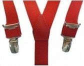 Rode bretels voor jongens 68-110 (Onesize)
