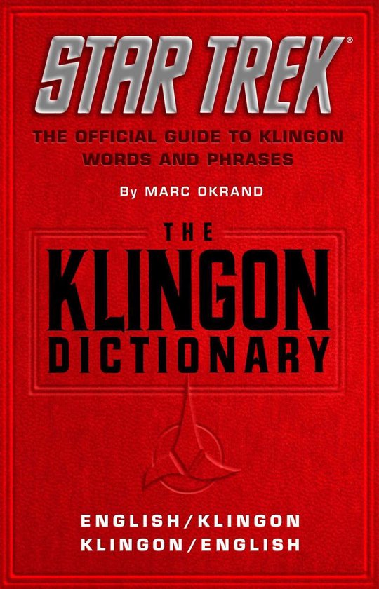 Star Trek - The Klingon Dictionary - cover