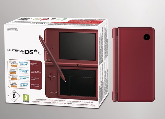Nintendo DSi XL Bordeaux Rood