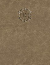 Monogram  R  Grid Sketchbook