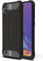Samsung galaxy A10 silicone TPU hybride zwart hoesje case