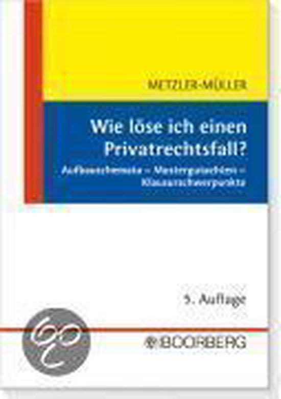 Wie löse ich einen Privatrechtsfall? - cover