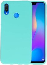 BackCover Hoesje Color Telefoonhoesje voor Huawei P Smart Plus - Turquoise