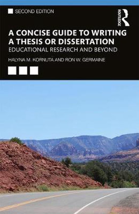 A Concise Guide to Writing a Thesis or Dissertation - cover