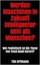 Boekomslag van 'Werden Maschinen in Zukunft intelligenter sein als Menschen?'