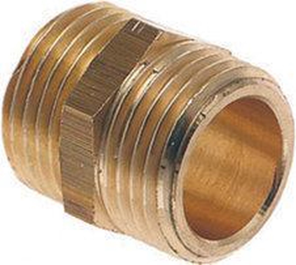 Mes,Dubbele Nippel 2Xbu 3/4" Plieger Label Bl