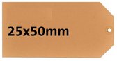 Label HF2 karton Nr0 200gr, 25x50mm 1000 st,