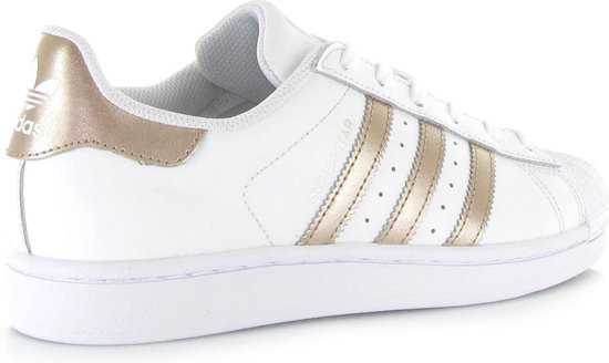 adidas Superstar W Dames Sneakers - Ftwr White/Cyber Met./Ftwr White - Maat  37 1/3 | bol.com