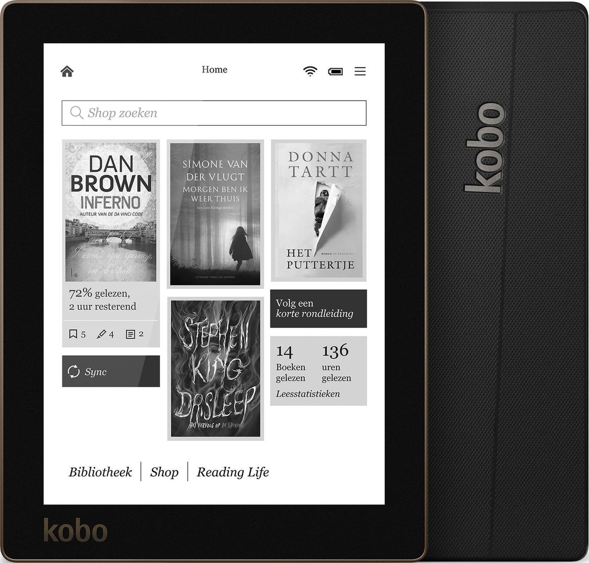 Kobo Aura - Zwart - e-reader | bol.com
