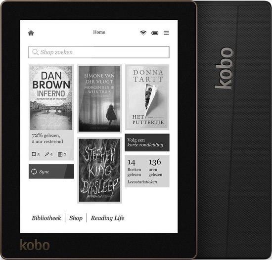 Kobo - Zwart e-reader | bol.com
