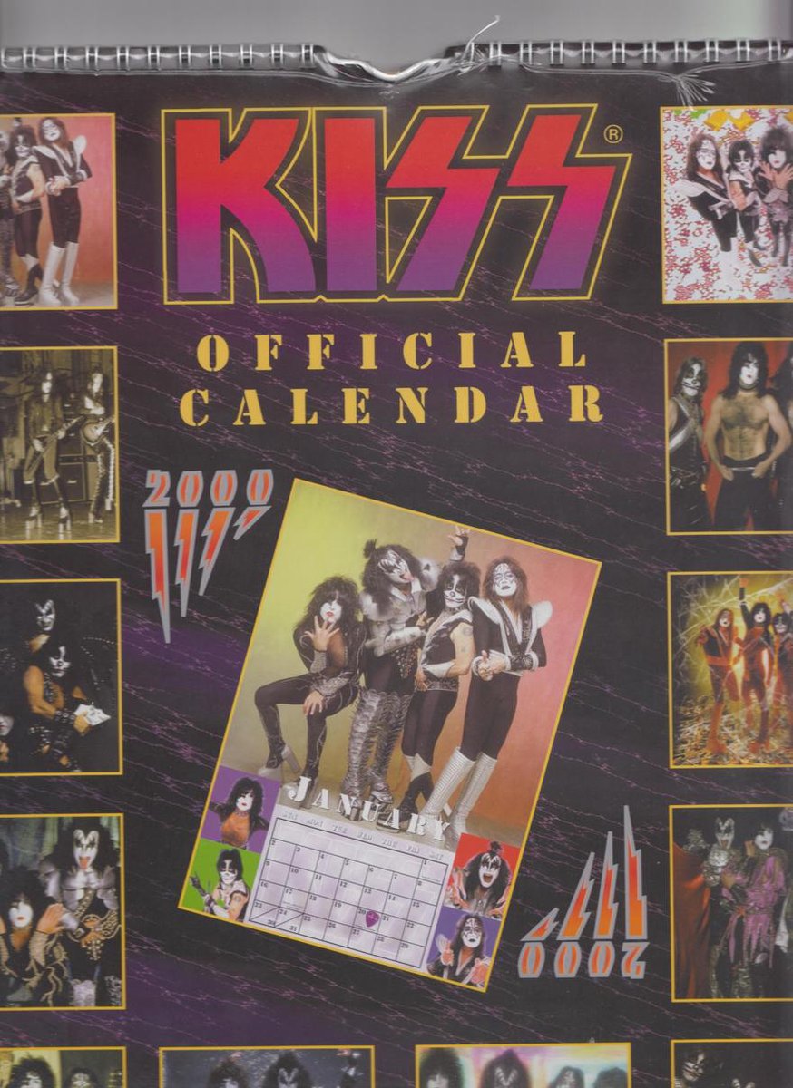 Kiss Official Calendar 2000