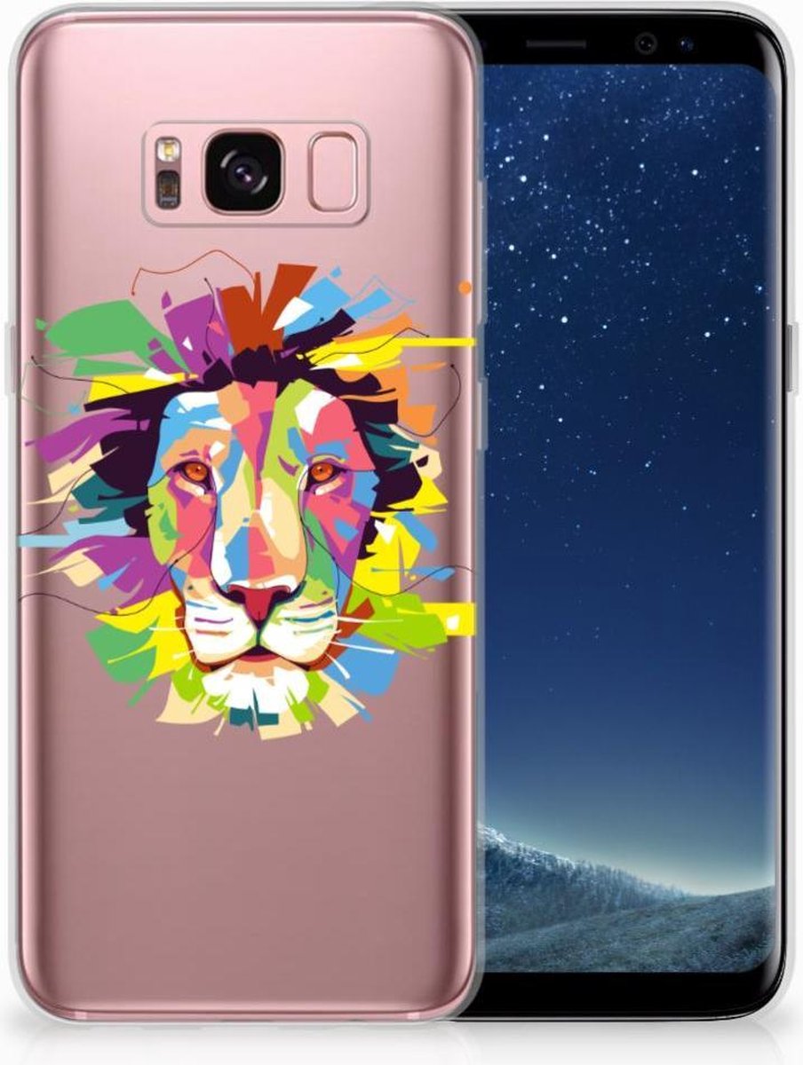 Samsung Galaxy S8 Telefoonhoesje met Naam Lion Color