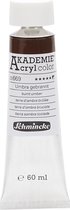 Schmincke AKADEMIE® Acryl color, opaque, 60 ml, burnt umber (669)