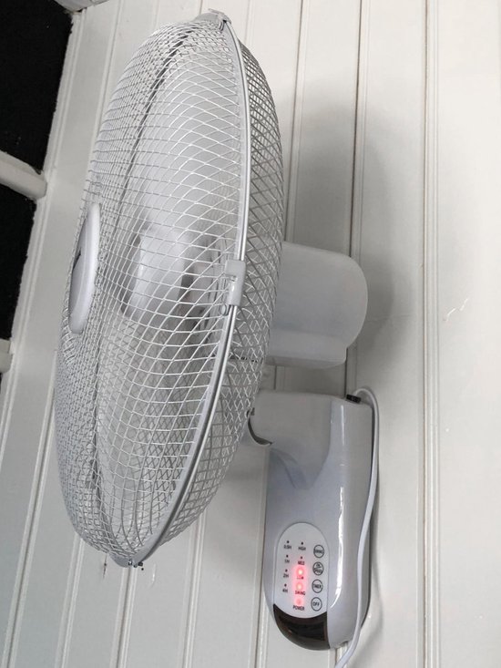 Consumeren focus Rommelig Ventilator voor aan de muur met afstandsbediening | bol.com