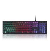 Gembird Multimedia toetsenbord “Rainbow” met BackLight