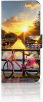Geschikt voor Samsung Galaxy A50 Flip Cover Amsterdamse Grachten