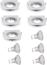 LED inbouwspot - GU10 | Wit (set van 5 stuks)