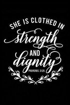 She is Clothed in Strength and Dignity