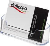 Porte-cartes de visite Deflecto - 1 compartiment de rangement - Transparent