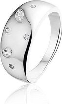 Montebello Ring Jana - 925 Zilver Gerhodineerd - 9mm - Maat 52-16.5mm