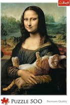 Trefl Mona Lisa met Kat puzzel - 500 stukjes