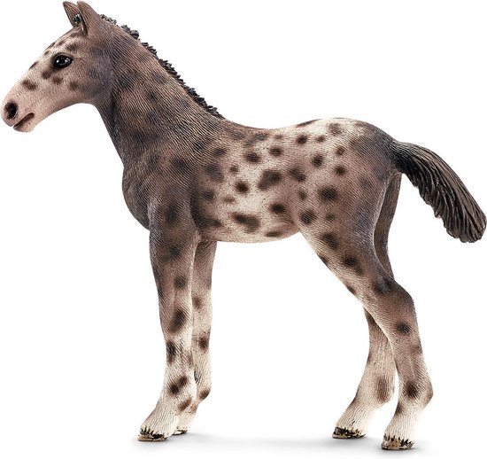 schleich 13890 Poulain Knabstrupper, dès 5 ans, HORSE CLUB - figurine, 3 x 9 x 8 cm