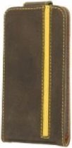 Valenta Flip Stripe Vintage Brown Galaxy S4