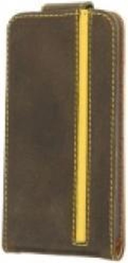 Valenta Flip Stripe Vintage Marron Galaxy S4