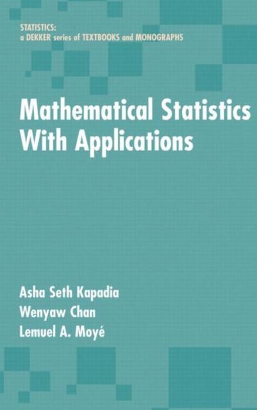 Mathematical Statistics With Applications - cover