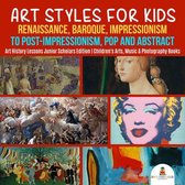 Art Styles for Kids : Renaissance, Baroque, Impressionism to Post-Impressionism, Pop and Abstract Art History Lessons Junior Scholars Edition Children's Arts, Music & Photography Books