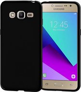 Samsung Galaxy J2 Prime zwart siliconen hoesje – TPU silicone - matte zwart