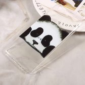 Huawei P10 - hoes, cover, case - TPU - Transparant - Panda