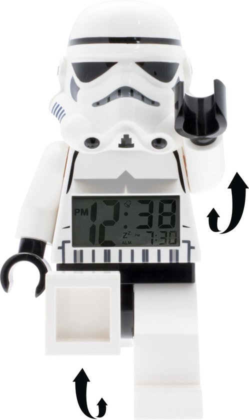 Philadelphia Twee graden toegang LEGO Star Wars Storm Trooper Wekker | bol.com