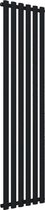 Design radiator verticaal staal mat zwart 180x42cm 894 watt - Eastbrook Tunstall