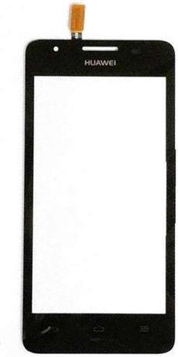 Touchscreen Digitizer Met Glas Huawei Ascend G510 zwart