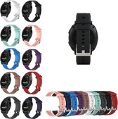 Siliconen Horloge Band Geschikt Voor Garmin Vivoactive 3 - Zwart