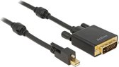 DeLOCK 83728 5m Mini DisplayPort DVI Zwart video kabel adapter