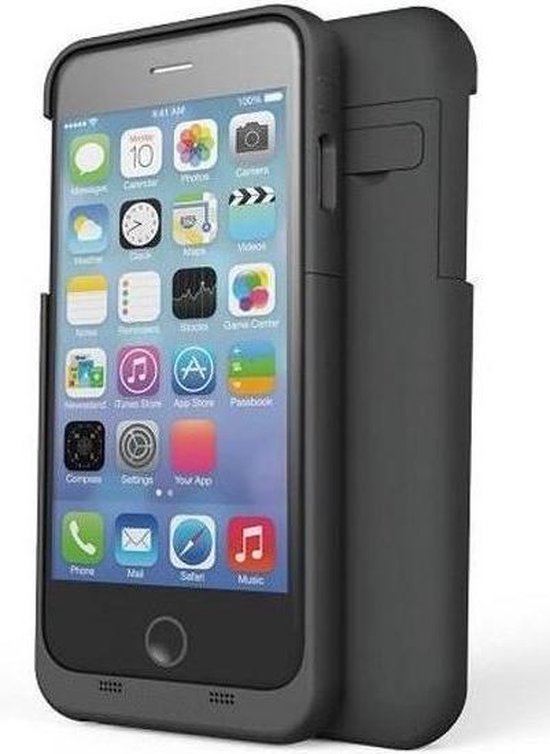 iPhone 6S / 6 Externe Batterij Accu case Pack Power Bank 3500 mAh Zwart |  bol.com