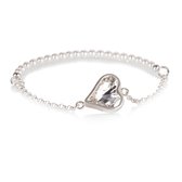 Bijoux Kuroji - Bracelet Shiro (blanc) Aiko (Love) Pearl avec cristal Swarovski et perles