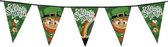 2x stuks Sint Patricks Day vlaggenlijnen slinger 8 meter - Ierland thema vlaggetjes