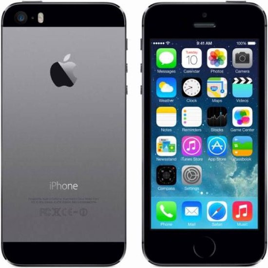 Luxe is genoeg Aanzetten Nieuw - Refurbished iPhone 5S toestel - 16GB - Nieuwstaat - Simlockvrij -  Space Grey | bol.com