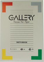Gallery schetsblok, ft 21 x 29,7 cm (A4), 180 g/m², blok van 50 vel 5 stuks