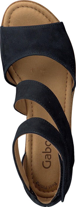 Gabor Dames Sandalen 582 - Blauw - Maat 41 | bol.com