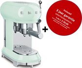 Smeg - ECF01PGEU MkIII -  Espressomachine - Pastelgroen