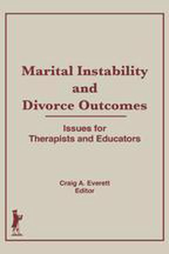 Marital Instability and Divorce Outcomes - cover